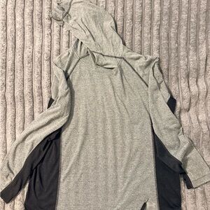 Under Armour Gray and Black Long Sleeve Top